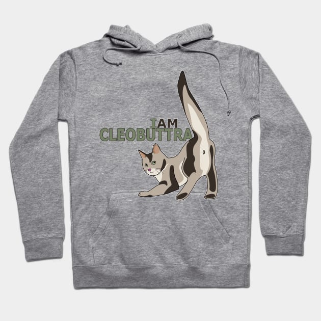 Cleobuttra - The Cat Hoodie by Fun Funky Designs